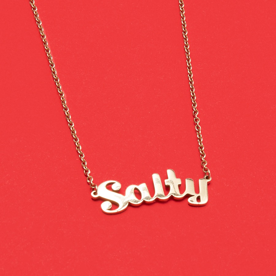 Salty Name Plate Necklace