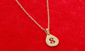 Salty branded necklace